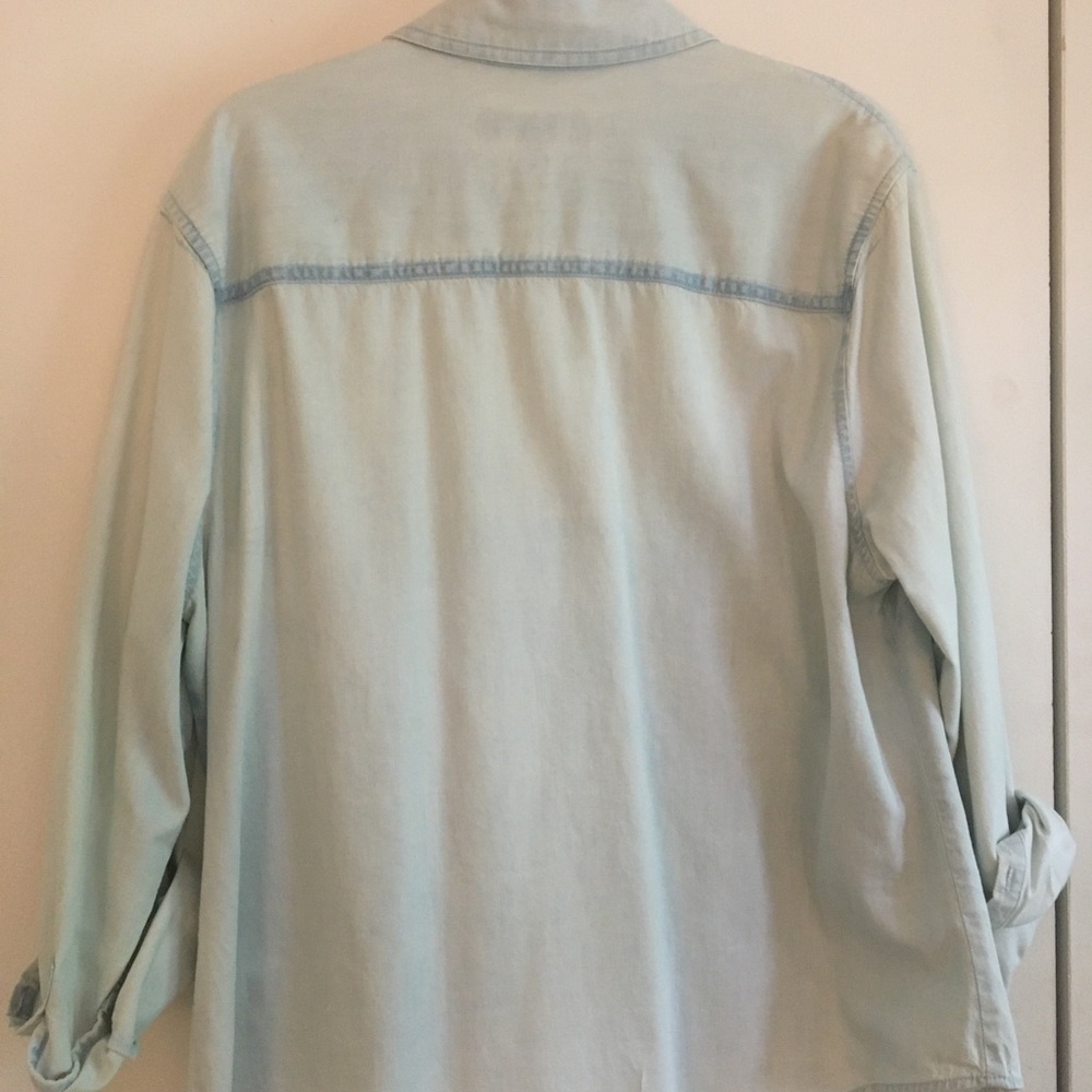 Light washed denim shirt